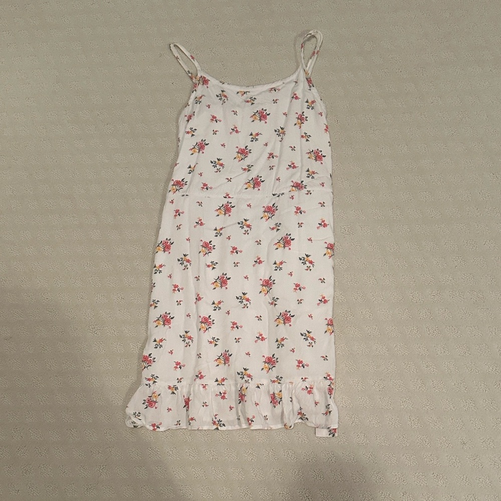Abercrombie Kids White Floral Dress